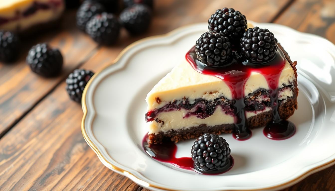 Blackberry Cheesecake Brownies