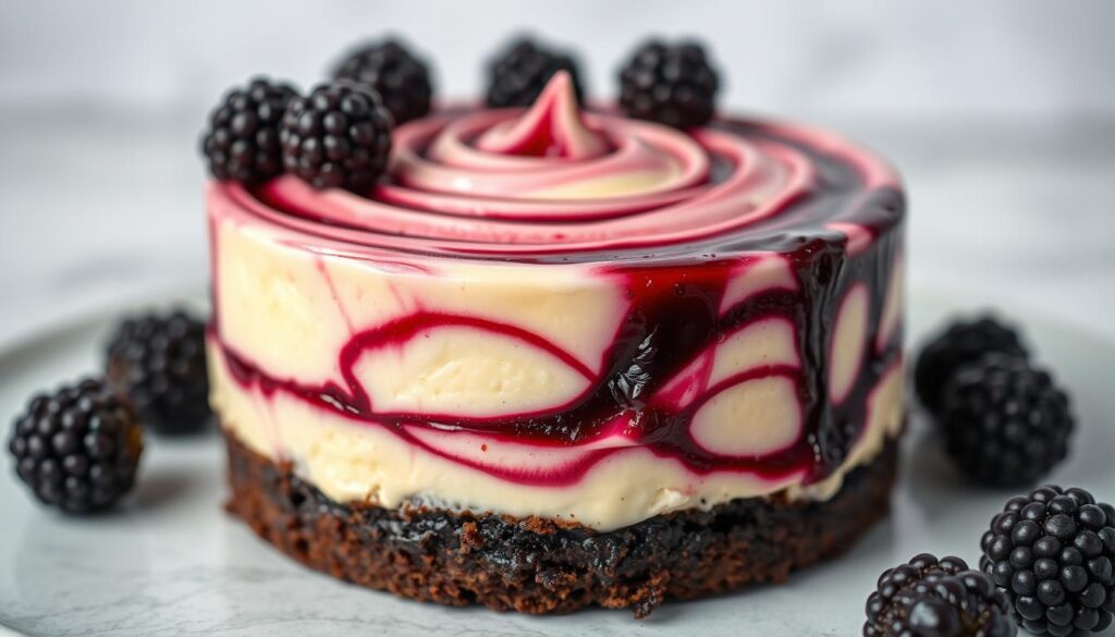 Blackberry Cheesecake Brownies