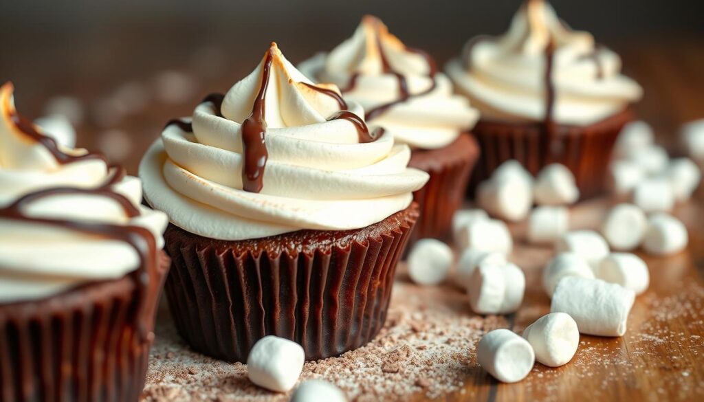 Hot Chocolate Cupcakes