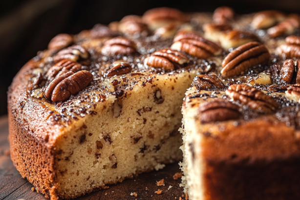 Easy Homemade Butter Pecan Cake