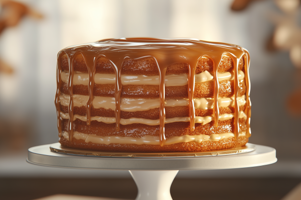 Salted Caramel Layer Cake