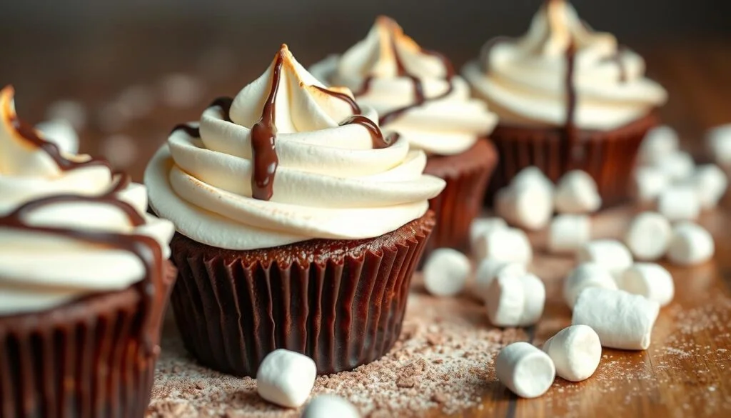 Hot Chocolate Cupcakes