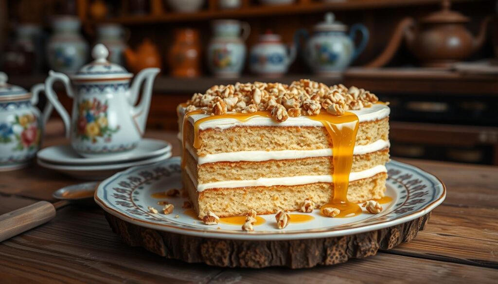 medovik recipe Russian Honey Cake (Medovik)