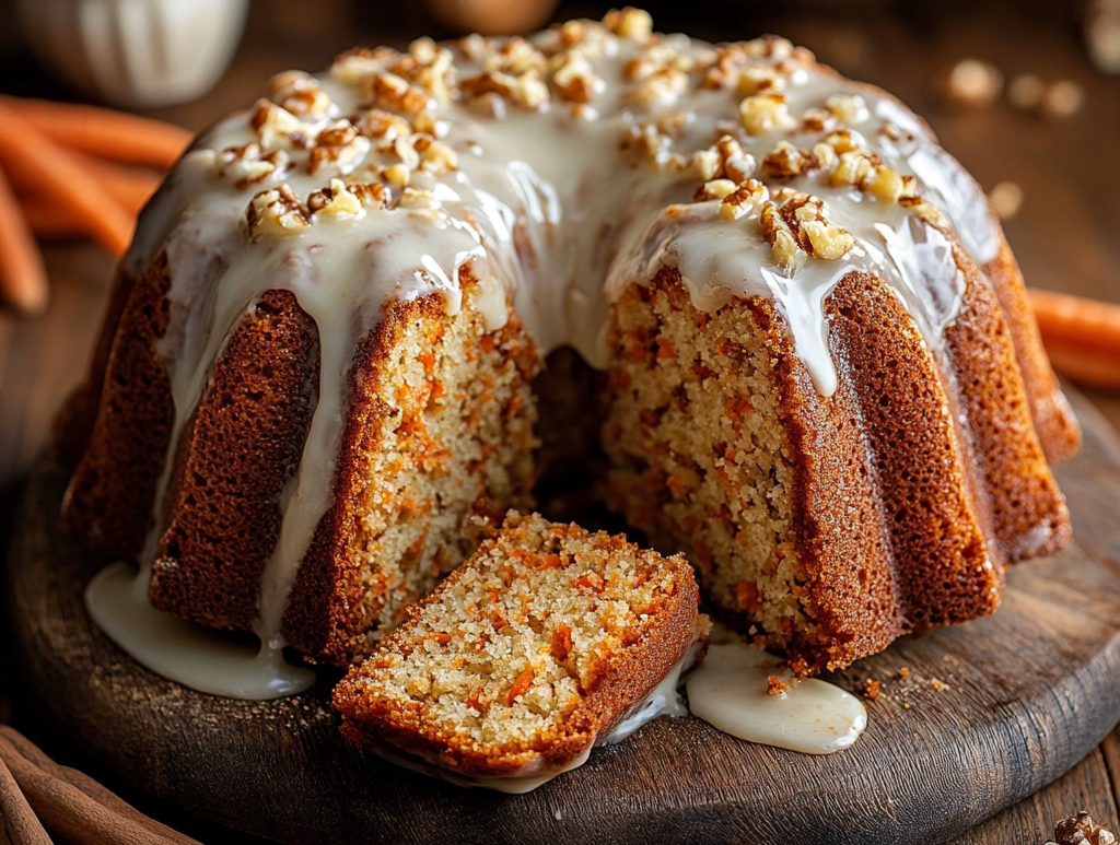Carrot bundt cake recipe