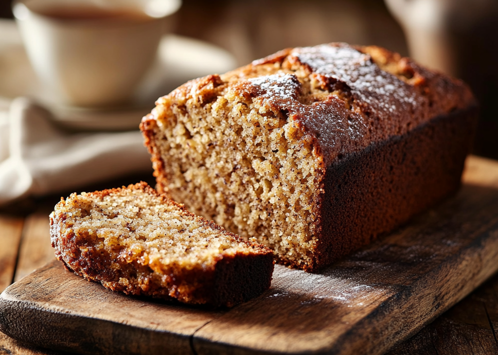 Banana bread with applesauce