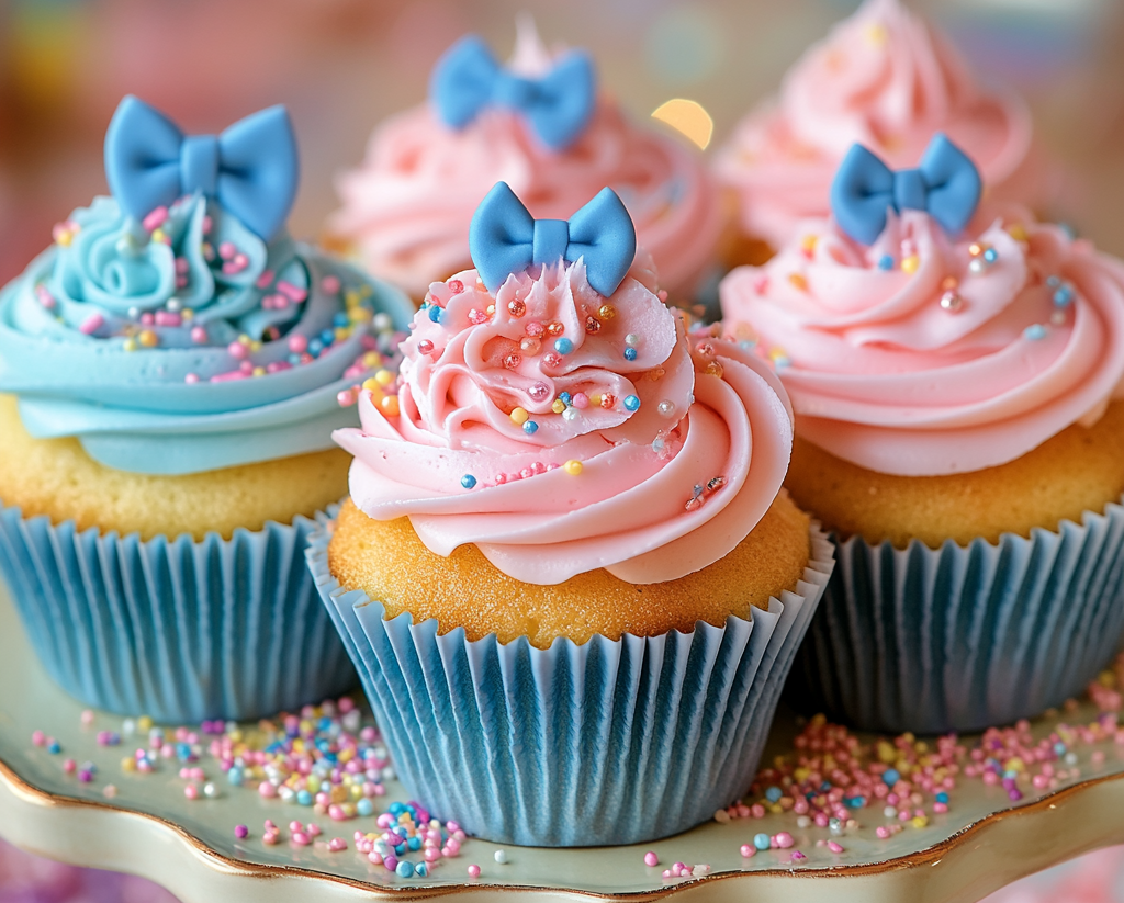 Gender Reveal Cupcakes