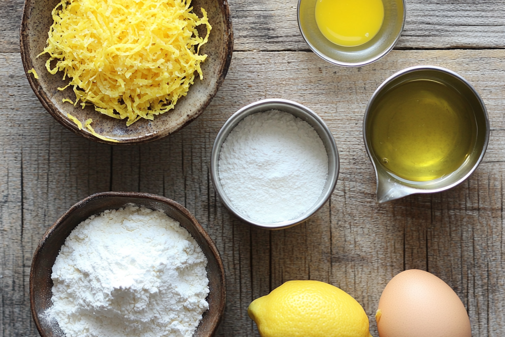 Lemon cookies with cake mix