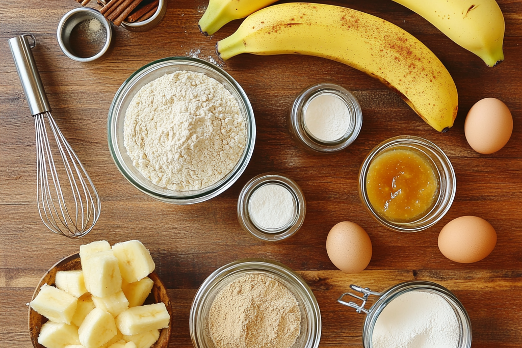 Banana bread with applesauce