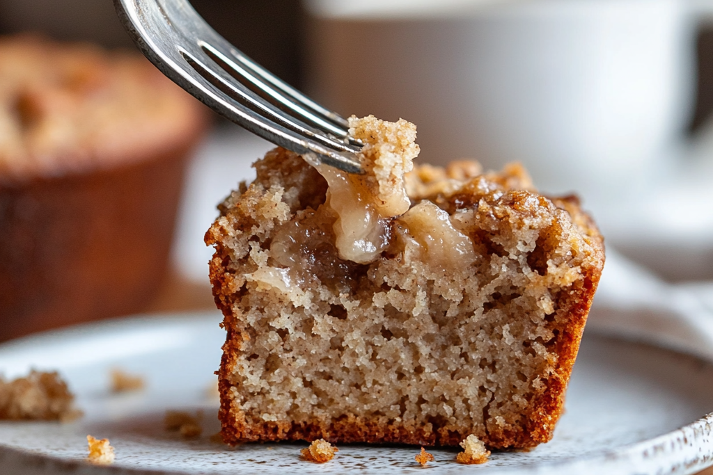 Banana bread with applesauce