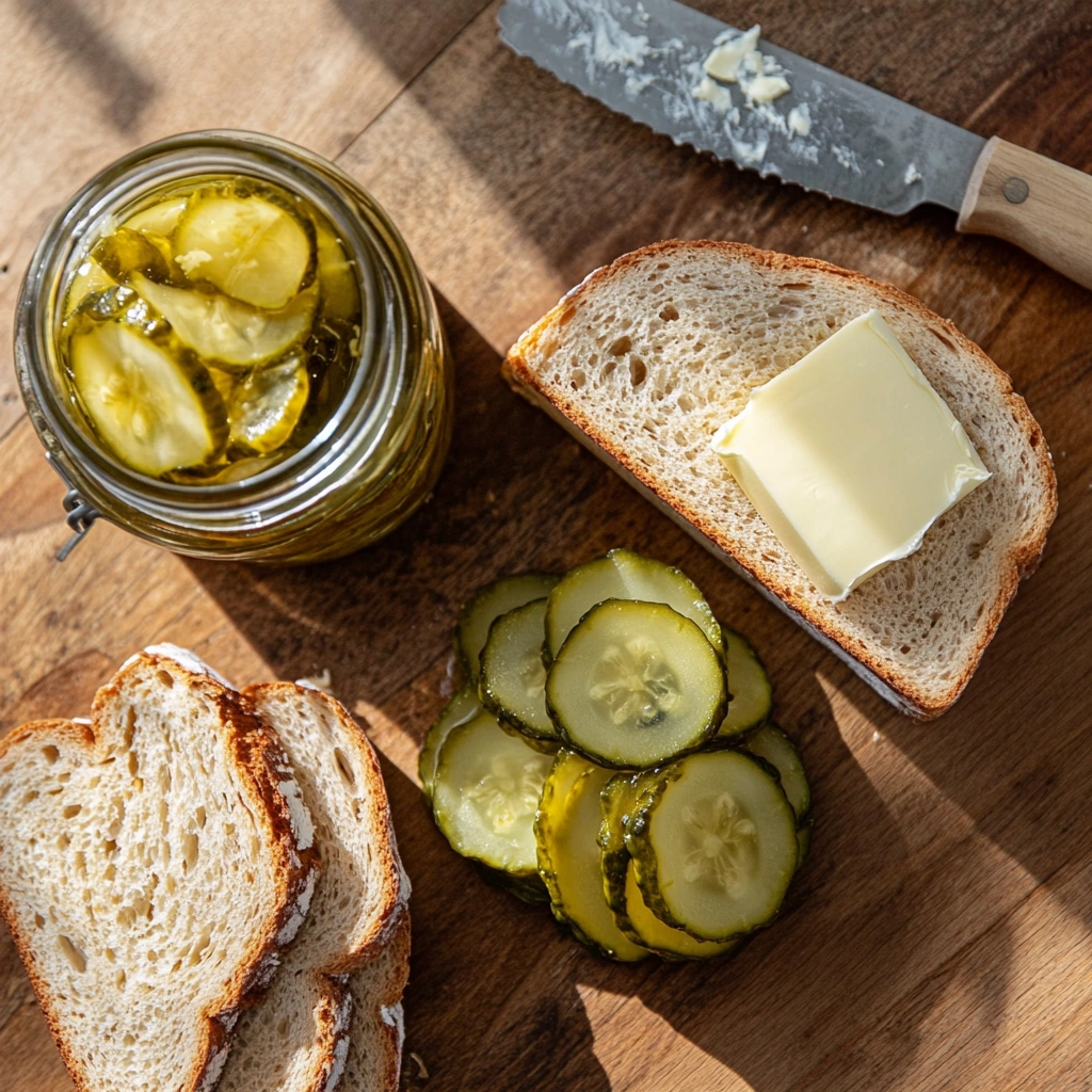 Butter Pickle Sandwiches