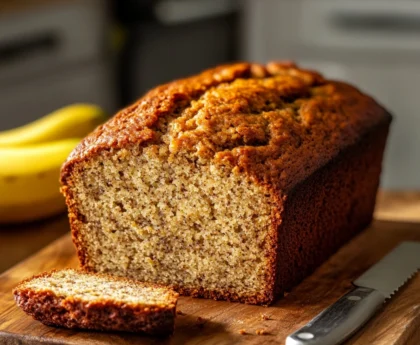 3-Ingredient Banana Bread