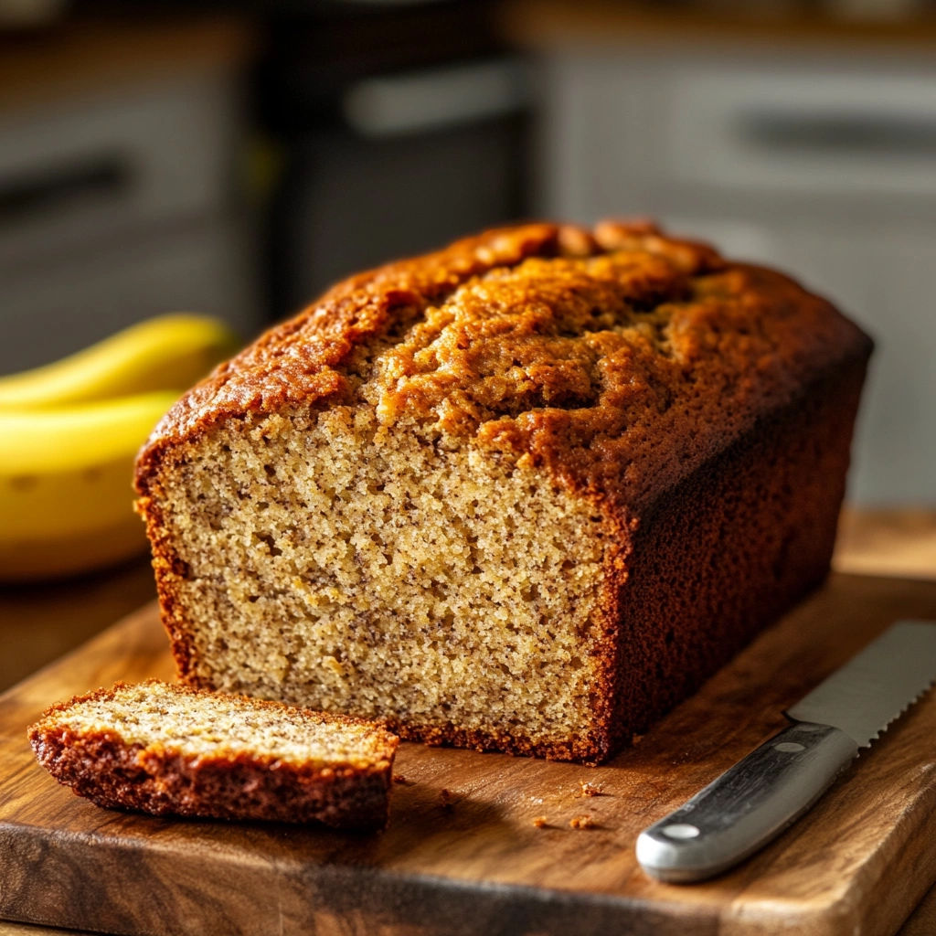 3-Ingredient Banana Bread