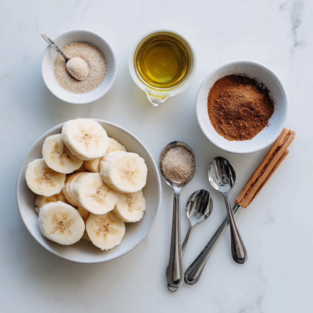 Air fryer banana chip ingredients