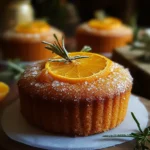 orange ginger honey cakes