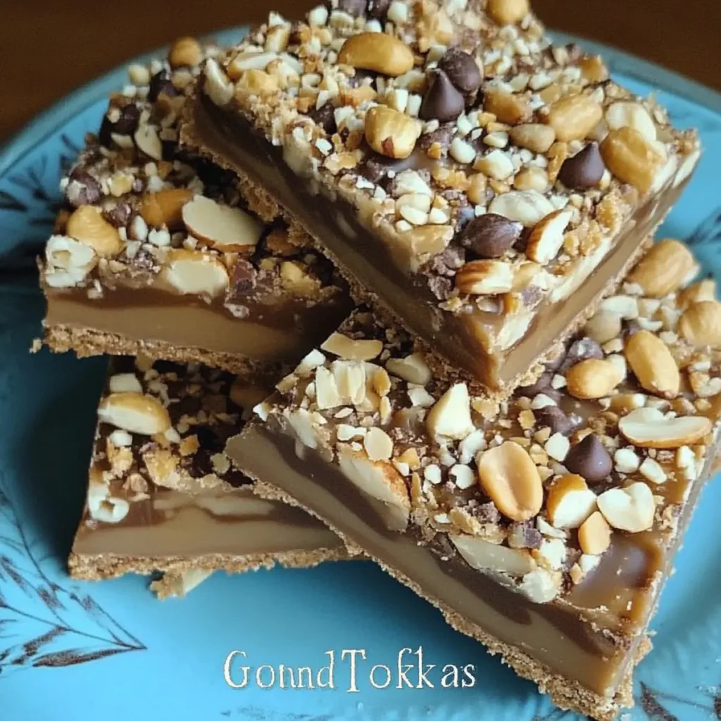 Nutty Toffee Bars