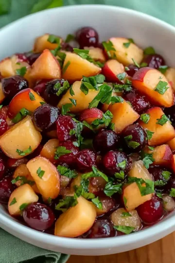 Peach Cherry Salsa