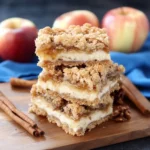 Apple Butter Cheesecake Streusel Bars
