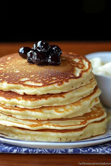 coconut cream pancakes