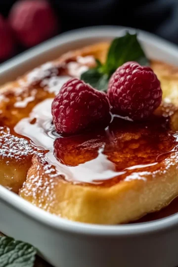 Decadent Crème Brûlée French Toast Casserole