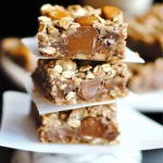 Rolo Oatmeal Cookie Bars Recipe