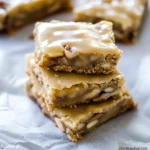 Maple Glazed Apple Blondies