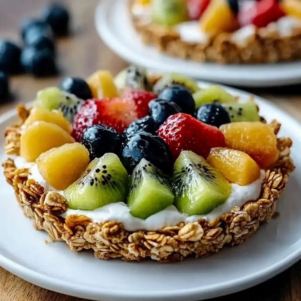 Breakfast Fruit Tart with Granola Crust