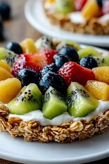 Breakfast Fruit Tart with Granola Crust