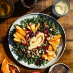 Fall Harvest Salad with Maple Tahini Dressing