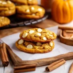 Pumpkin White Chocolate Chip Cookies