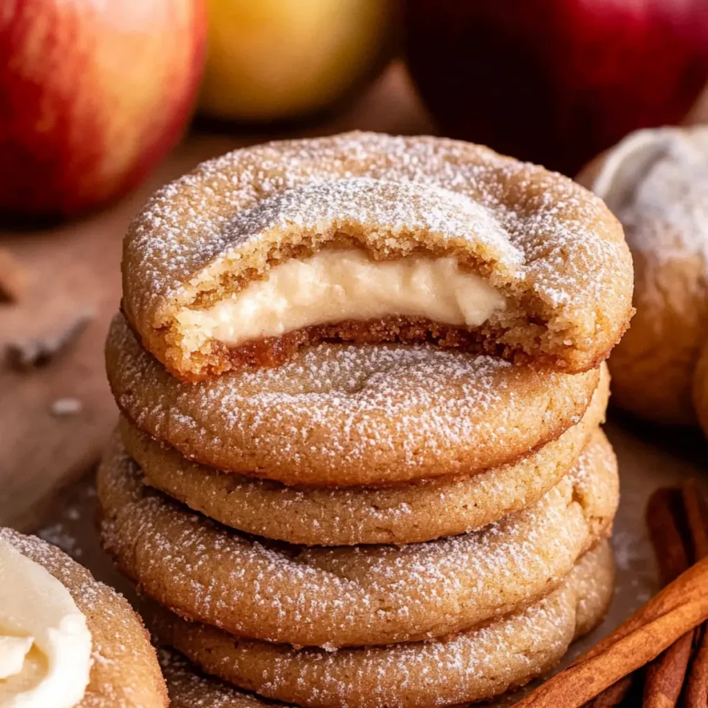 Apple Cider Cheesecake Cookies