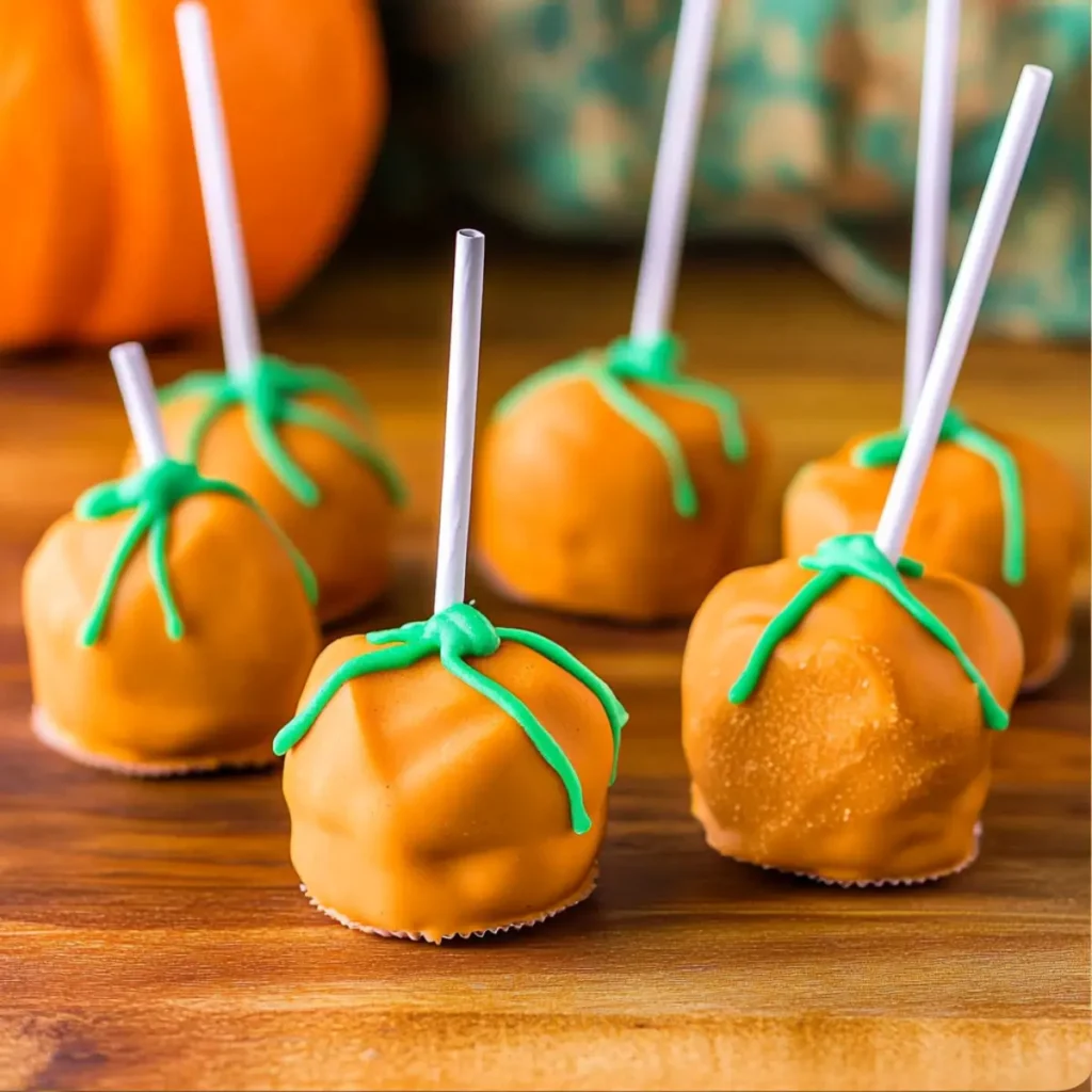 Pumpkin Cookie Truffle Pops