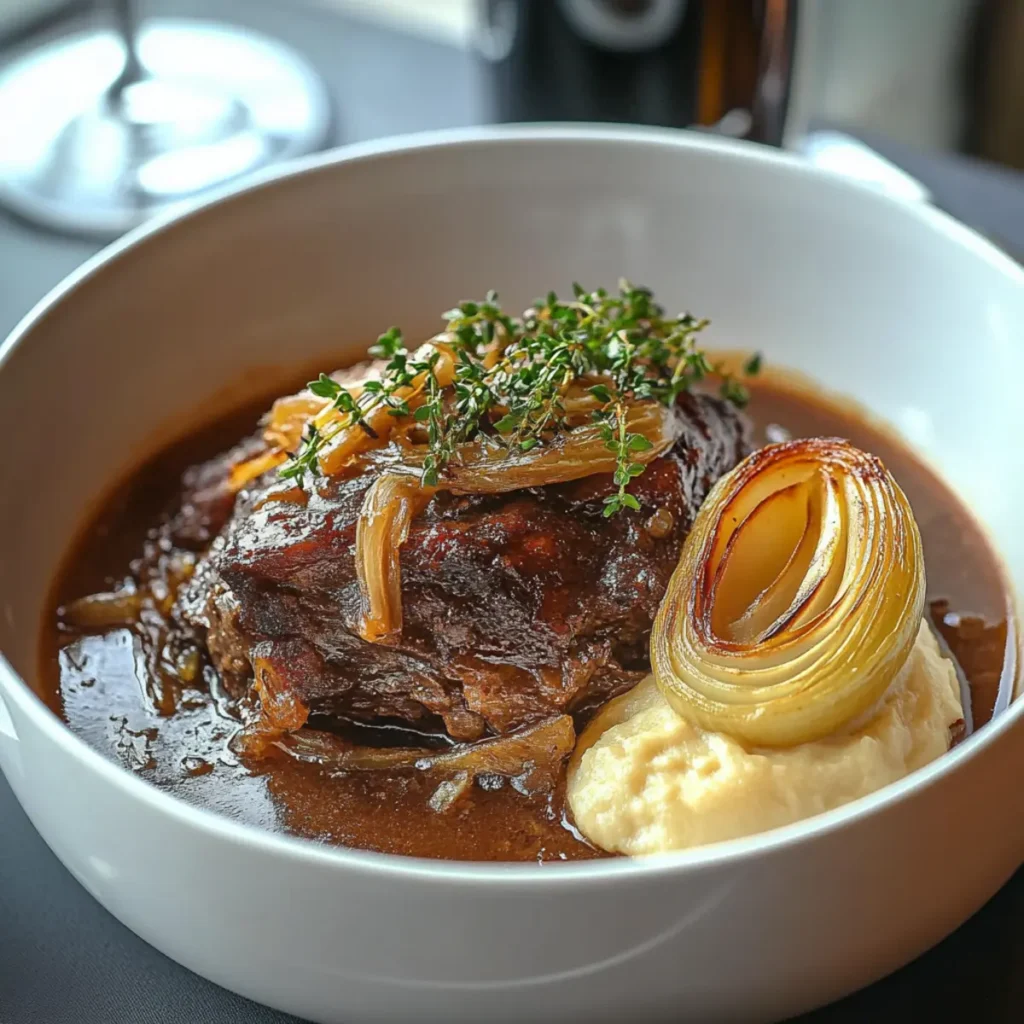 Easy Slow Cooker French Onion Roast