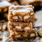 Maple Glazed Apple Blondies