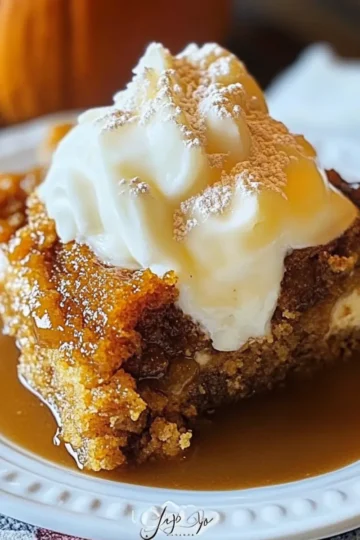 Pumpkin Dump Cake Recipe