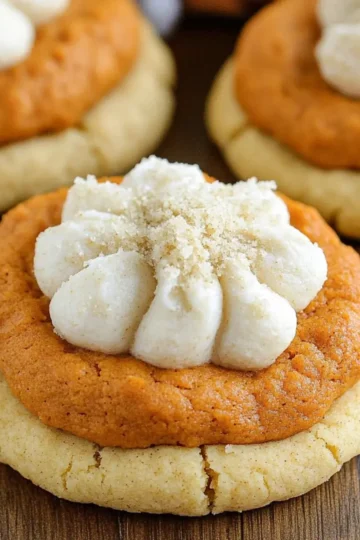 Crumbl Copycat Pumpkin Pie Cookies