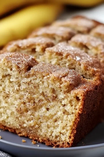 Snickerdoodle Banana Bread Recipe