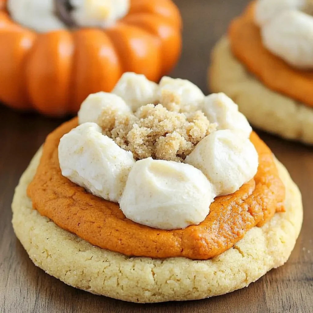 Crumbl Copycat Pumpkin Pie Cookies