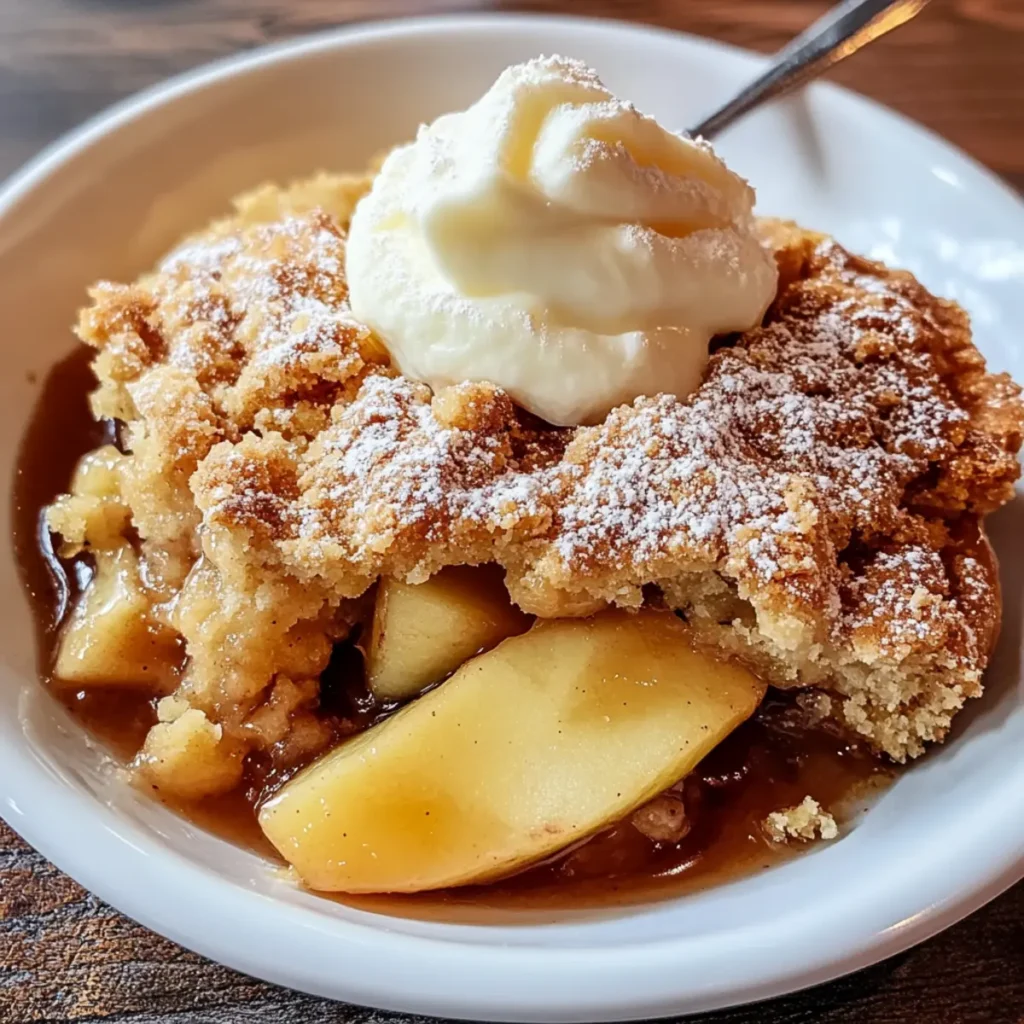 Homemade Apple Cobbler