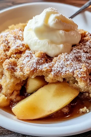 Homemade Apple Cobbler