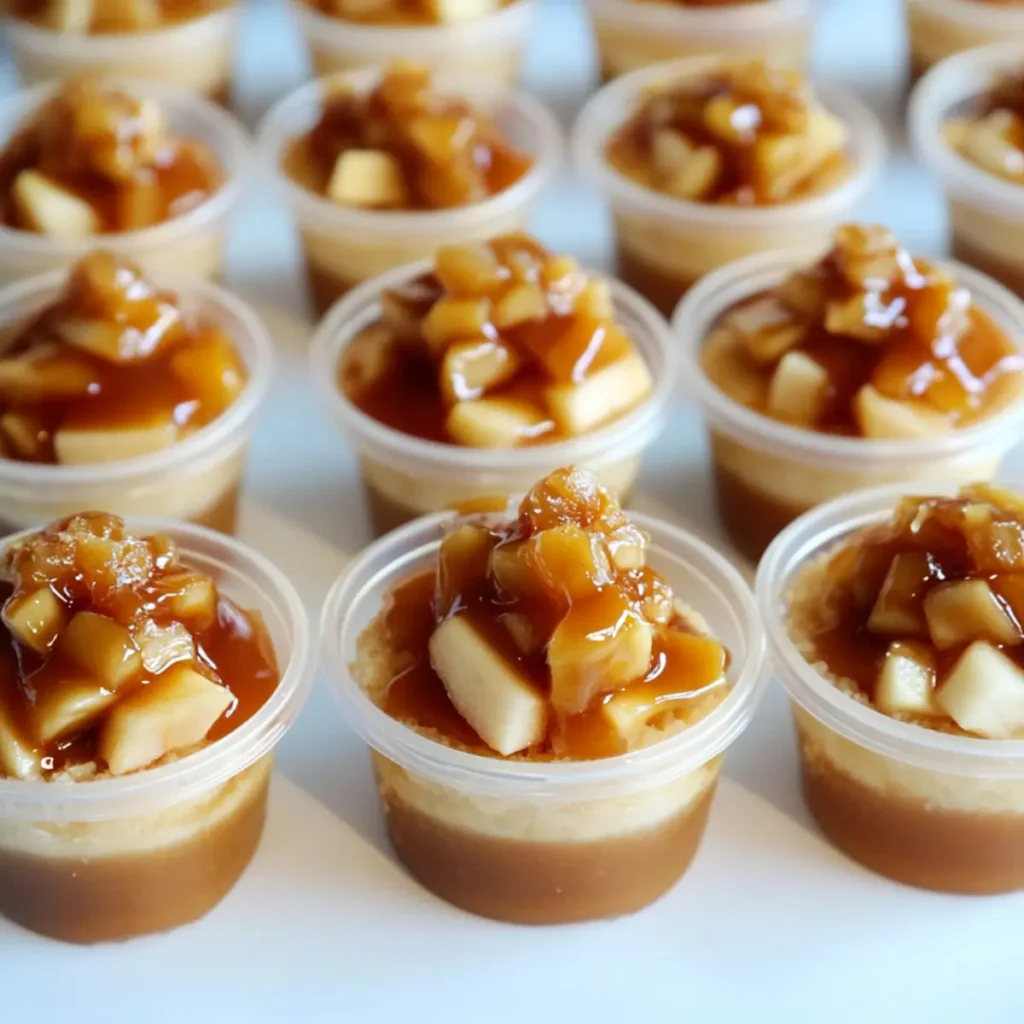 Caramel Apple Dessert Cups