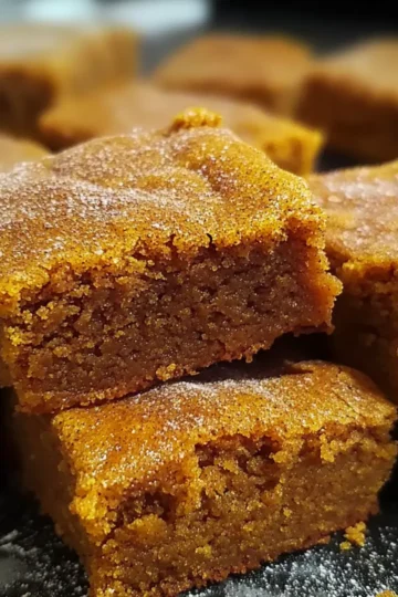 Delicious Pumpkin Snickerdoodle Blondies You Must Try This Fall!