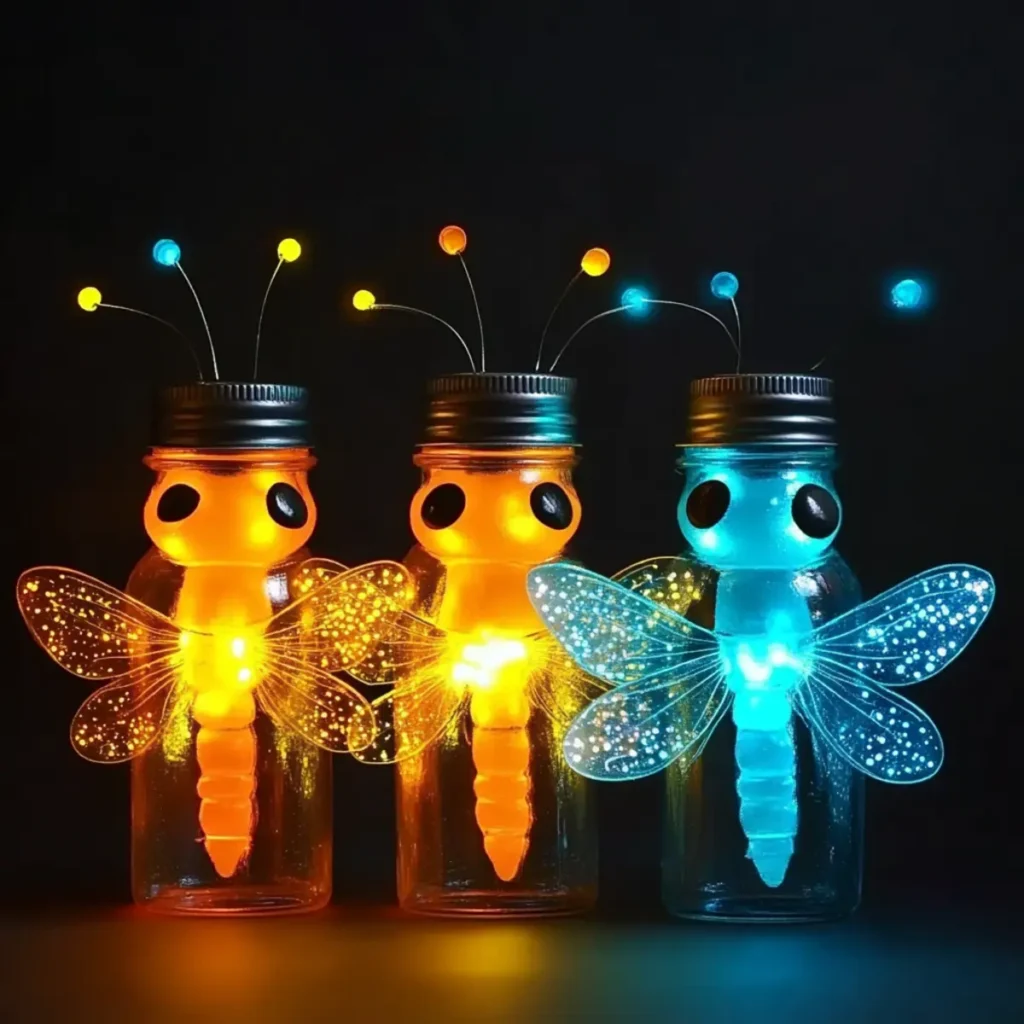 Glow-in-the-Dark Fireflies: A Magical DIY Night Light Craft for Kids - Savory Splash
