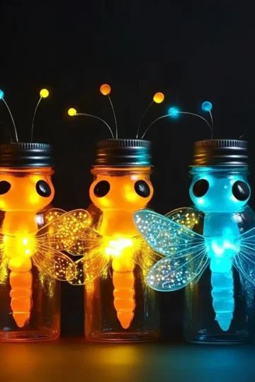 Glow-in-the-Dark Fireflies: A Magical DIY Night Light Craft for Kids - Savory Splash
