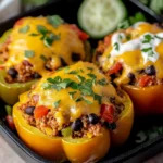 Keto Taco Stuffed Bell Peppers Recipe