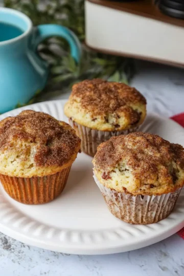 Low Carb Coffee Cake Muffins | Keto Cinnamon Muffins