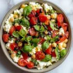 Cottage Cheese and Chickpea Salad