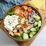 Chicken Mediterranean Bowl (Keto | Gluten Free)