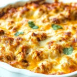 Keto Mexican Chicken Casserole Recipe | low carb comfort food