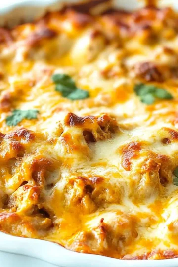 Keto Mexican Chicken Casserole Recipe | low carb comfort food