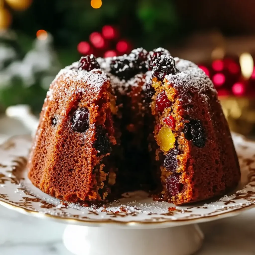 Moist Christmas Fruit Bundt Cake